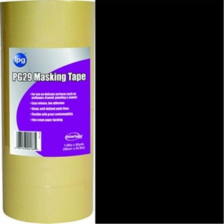 TOOL TIME PG29 1 in. x 60 Yard Premium Grade Low Tack Masking Tape, 36PK TO3573157